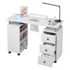 Artiss Manicure Table Nail Desk Salon White