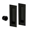 Sylvan 160mm Black O/A Passage Flush Pull Kit
