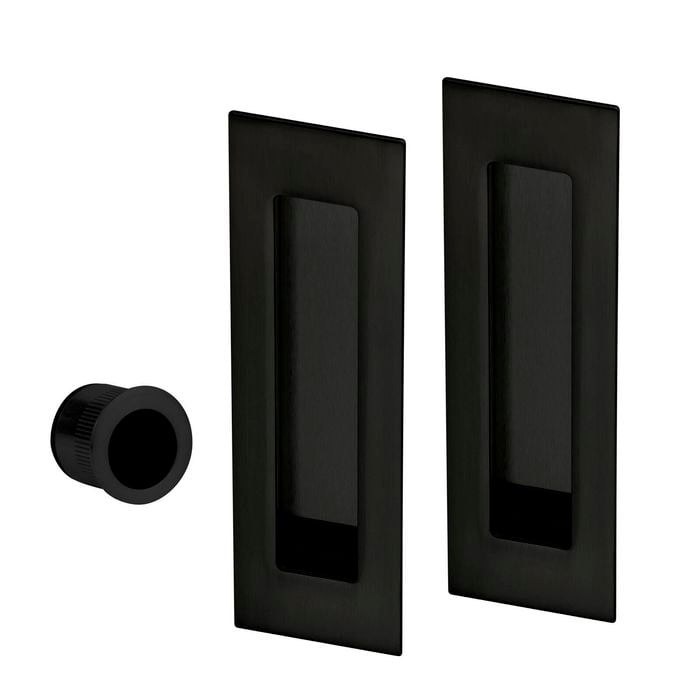 Sylvan 160mm Black O/A Passage Flush Pull Kit