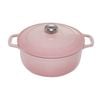 Enamelled Cast Iron Round French Oven /5l Cherry Blossom 30.5x30x17cm Pink Chasseur