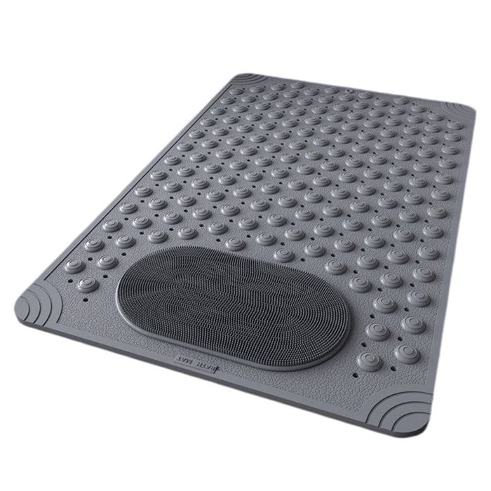 Catzon Bathtub Shower Mat With Suction Cups Non Slip Bathtub Mat 19.7 X 31.5inch