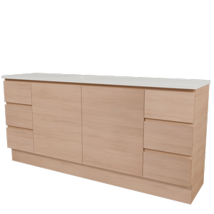 New England Joinery 1800mm King Regal Top Floor Standing Vanity