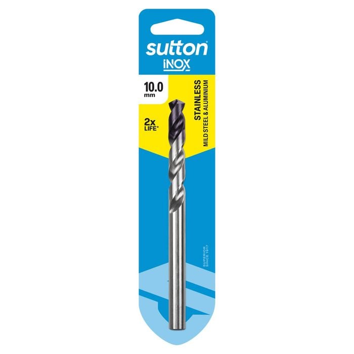 Sutton Tools 10.0mm INOX Stainless Steel Jobber Drill Bit