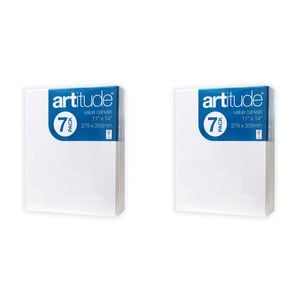 2x 7pc Artitude Stretched Canvas 11x14" Art/craft Accessory Oil/acrylic Painting
