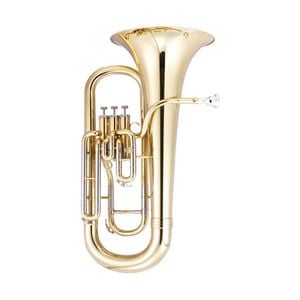 John Packer JP074 Euphonium w/ 1 Piece Bell Musical Instrument - Brass Lacquer