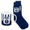 Afl Heritage Coffee Drink Mug & Sock Gift Pack - Carlton Blues -  Gift Boxed