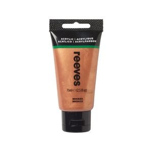 Reeves 75ml Bronze Metallic Acrylic Paint