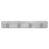 Mode 4 Brushed Nickel Hooks On White Wash Board Key Rack