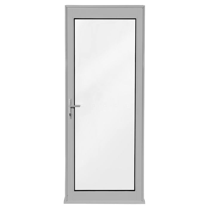 Polar Eco-View Windows 2040 x 820mm Silver Grey Aluminium Entry Door