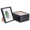Nicola Spring 8" X 10" Black 3d Box Photo Frames - 5" X 7" Mount - Pack Of 5