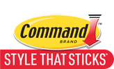 3M Command logo with text at the bottom "style that sticks"