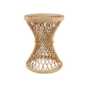 Home Bazar 57 x 41cm Rattan Byron Side Table