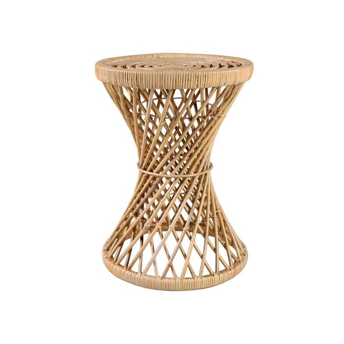 Home Bazar 57 x 41cm Rattan Byron Side Table