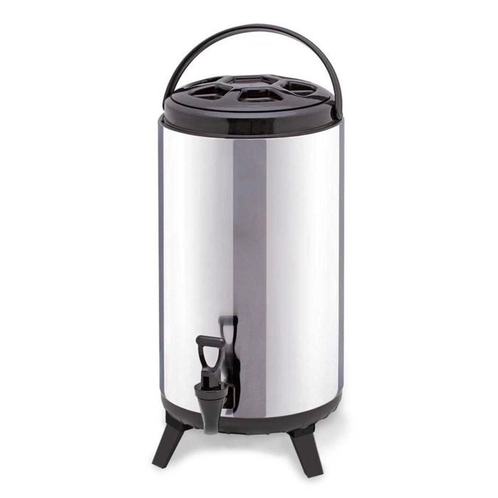 SOGA 12L Portable Insulated Barrel Brew Pot with Dispenser