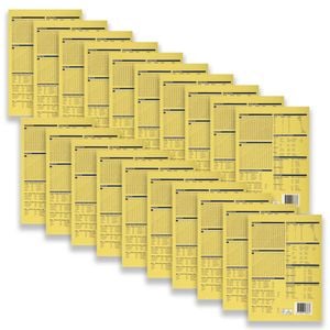 20pc Spirax 210 Exercise Book A4 11mm Ruled 48-pages 70gsm Writing Notebook Ylw