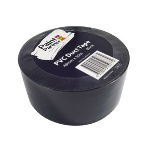 Paint Partner 48mm x 30m Black PVC Duct Tape - Black
