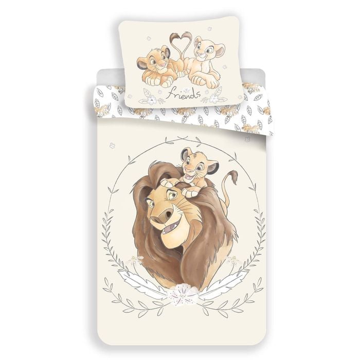 Disney The Lion King Simba Kids Cotton Quilt Cover Set - Toddler Bed Size