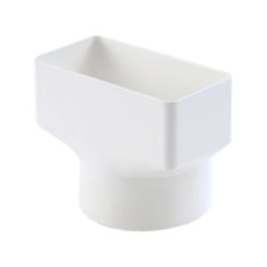 Marley 100 x 50mm Rectangular to 80mm Round Adaptor