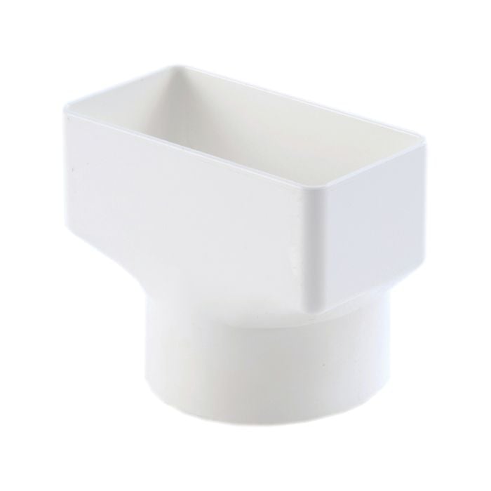 Marley 100 x 50mm Rectangular to 80mm Round Adaptor