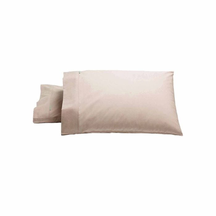 Bianca Pair Of Heston Cotton Percale Standard Pillowcases Pink
