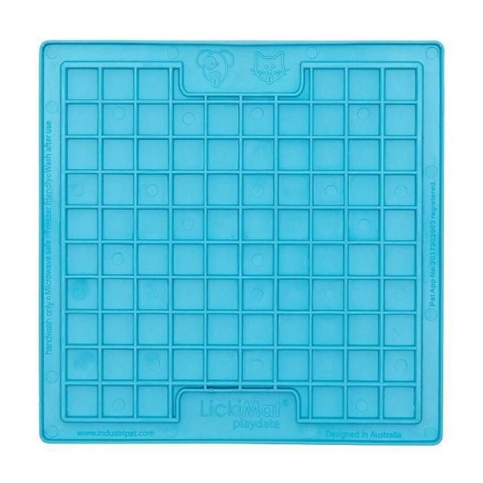 LickiMat 20cm Playdate Cat Mat Feeder - Turquoise