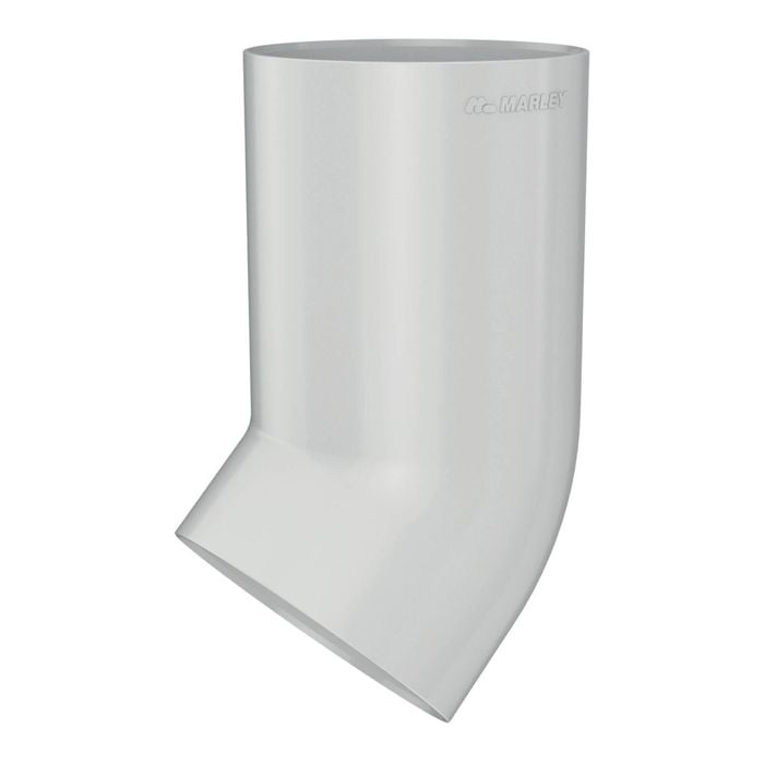Marley 80mm 43° Gull Grey FF Socket Bend