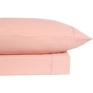 Odyssey Living Thermal Flannel Bed Sheet Set W/pillowcase Queen Clay
