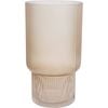 LVD Glass Vase Market Large Lychee Home Decor 14x26cm - Brown