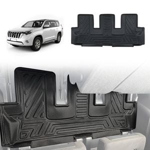 AUSGO Third Row Floor Mat for Toyota Land Cruiser Prado 150 Series 7-Seat 2009-2024 Car Liner Mat