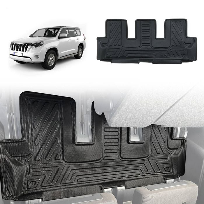 AUSGO Third Row Floor Mat for Toyota Land Cruiser Prado 150 Series 7-Seat 2009-2024 Car Liner Mat