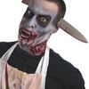 Rubies Zombie Kitchen Knife Through Head Accessory Headband Plastic - Silver
