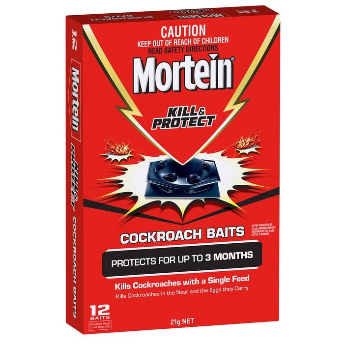 Mortein Kill And Protect Cockroach Baits - 12 Pack