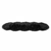 Soft Faux Sheepskin Fur Rug for Bedroom and Living Room - 2 x 5 Ft, Black
