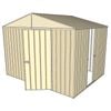 Build-a-Shed 3.0 x 2.3 x 2.3m Gable Single Sliding Side Door Shed - Cream