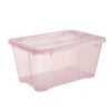 All Set 5L Pink Translucent Modular Storage Container