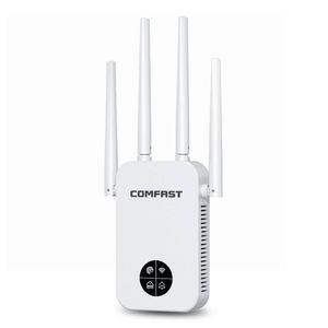 COMFAST 1200Mbps Dual Band 5G Wifi Extender 4 Antenna Signal Booster