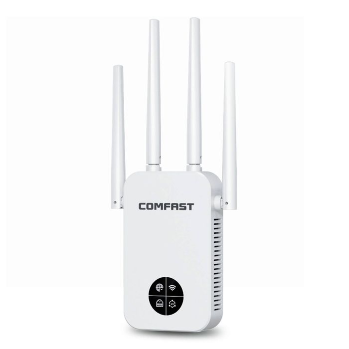 COMFAST 1200Mbps Dual Band 5G Wifi Extender 4 Antenna Signal Booster