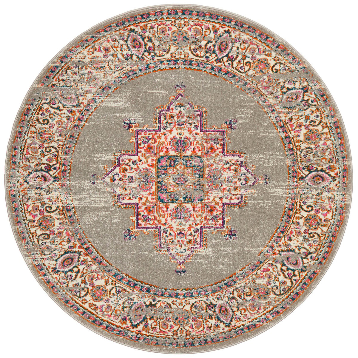 Garden 211 Grey 150X150 Rug - Bunnings Australia
