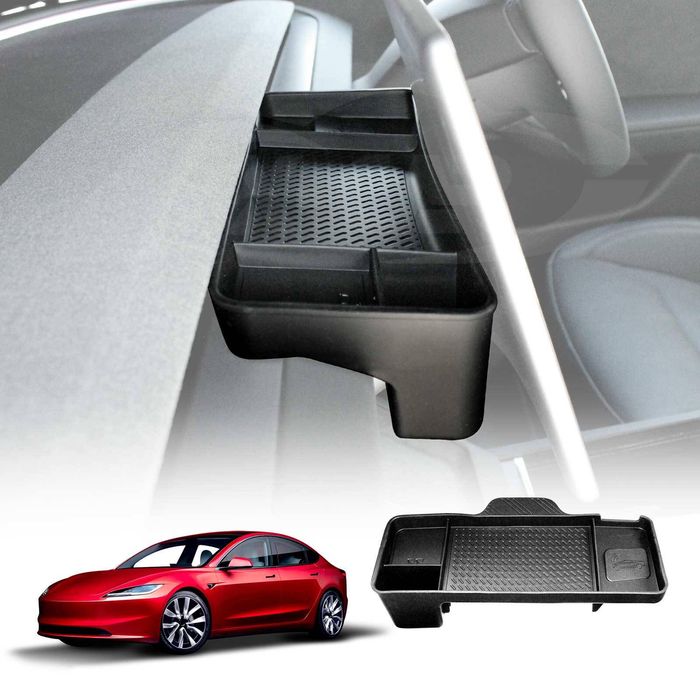 Center Screen Console Dash Tray for Tesla Model 3 Highland 2023-Onwards Organizer Storage