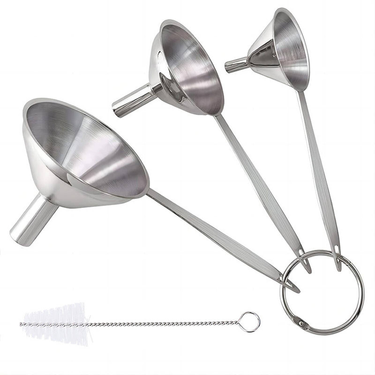 Catzon 3-in-1 Stainless Steel Funnel Set with Long Handle - Bunnings ...