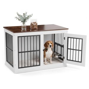 Advwin Dog Crate Furniture Heavy Duty Dog Cage Sturdy Dog Kennel