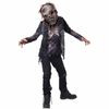Zombie With Worms Walking Dead Ghoul Horror Halloween Child Boys Costume XL
