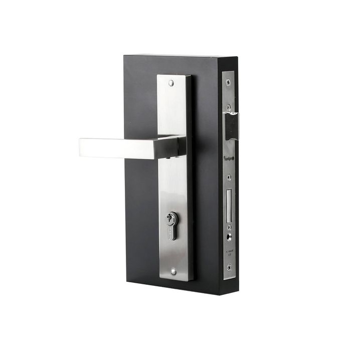 Sylvan Satin Nickel Plate Savona Long Plate Entrance Kit