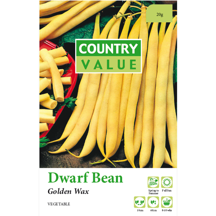 Country Value Dwarf Bean Golden Wax