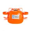 MDI Drinking Hat Beer Helmet Drink Dispenser Prescription 31x27cm Orange