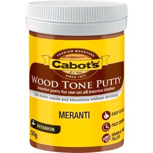 Cabot's 250g Meranti Wood Tone Putty