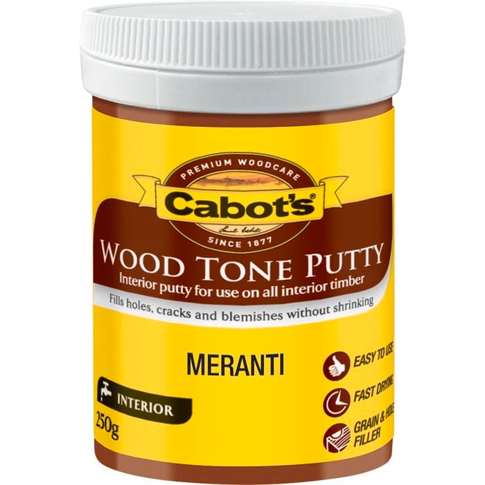 Cabot's 250g Meranti Wood Tone Putty