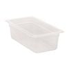 Cambro Gastronorm Tray Polypropylene Translucent 1/3 100mm Food Storage Pan