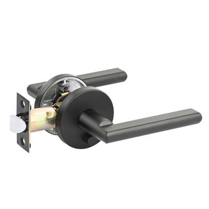 Ikonic Black Matte Fellino Privacy Lever Set