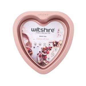 Wiltshire Rose Gold Non Stick Heart Cake Pan 19cm